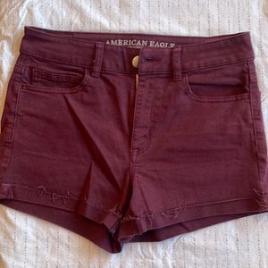 American Eagle Hi-Rise Shortie Shorts